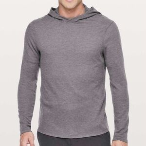 Lululemon Men's Gray Shift Stitch Hoodie Pullover Size Medium